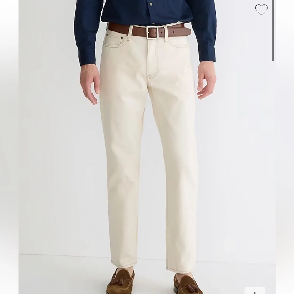 J Crew Classic jean in natural seeded denim BS553